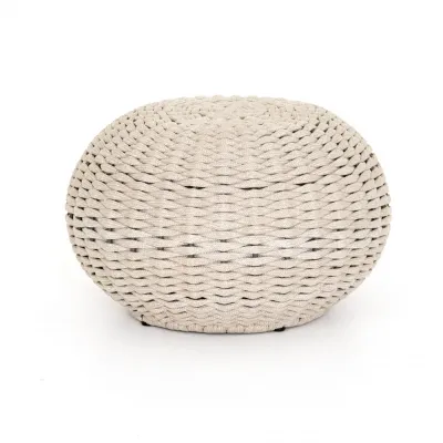 Phoenix Outdoor Accent Stool Natural Rope