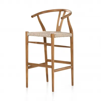 Muestra Bar Stool Natural Teak