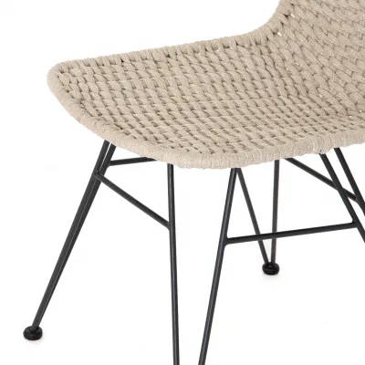 Dema Outdoor Swivel Counter Stool Natural