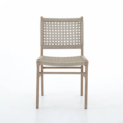 Delmar Outdoor Dining Chair Washed Brown