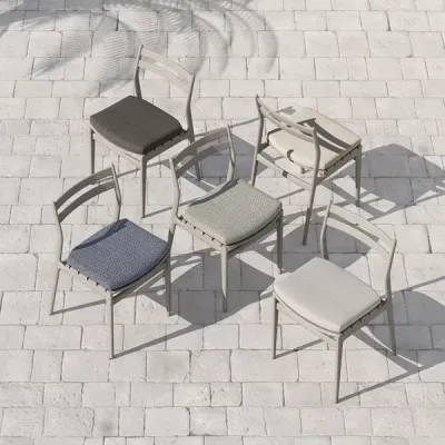 Atherton Outdoor Dining Chair Grey/Charcoal