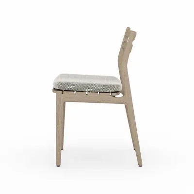 Atherton Outdoor Dining Chair Brown/Ash