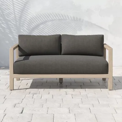 Sonoma Outdoor Sofa 60" Brown/Charcoal