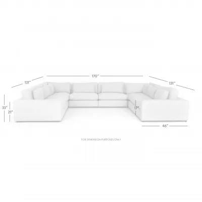 Bloor 8 Piece Sectional Essence Natural