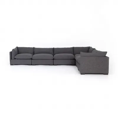 Westwood 6 Pc Sectional Bennett Charcoal