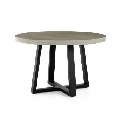 Cyrus Round Dining Table 48" Grey