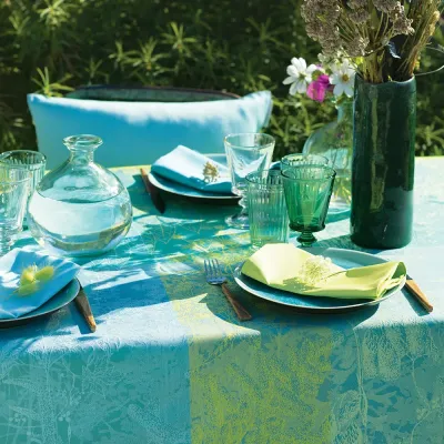 Esprit Jardin Prairie Organic Cotton Stain Resistant Table Linens