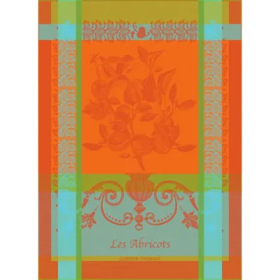 Les Abricots Orange Kitchen Towel 22" x 30"