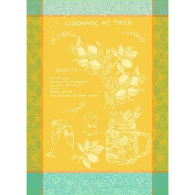 Limonade Au Thym Soleil Kitchen Towel 22" x 30"