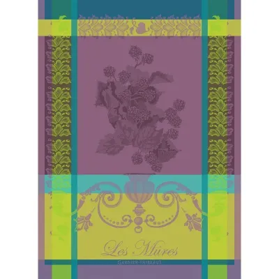 Les Mures Violet Kitchen Towel 22" x 30"