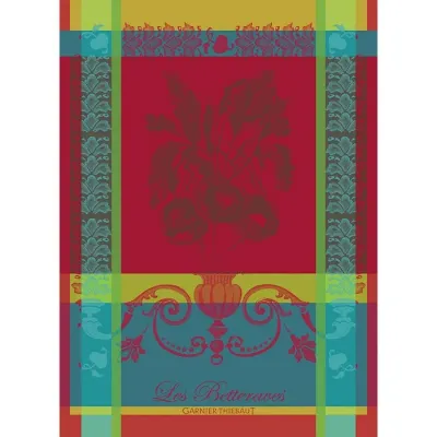 Les Betteraves Rouge Kitchen Towel 22" x 30"