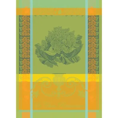 Le Chou Romanesco Vert Kitchen Towel 22"x30"