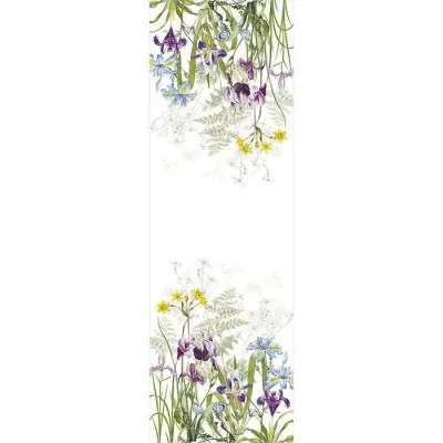 Iris D'Hiver Blanc Runner 20" x 61"