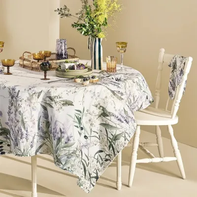 Parfum De Lavande Mauve Table Linens