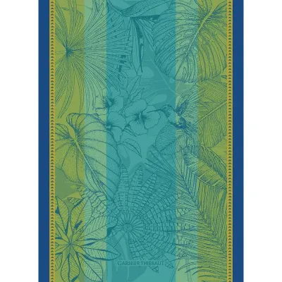 Plantes Exotiques Baltique Kitchen Towel 22"x30", 100% Cotton