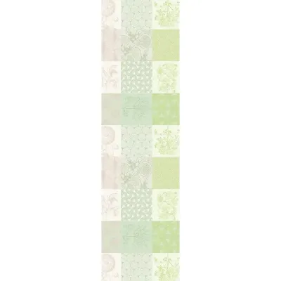 Mille Parfums Verde Tablerunner 22"x71", 100% Cotton