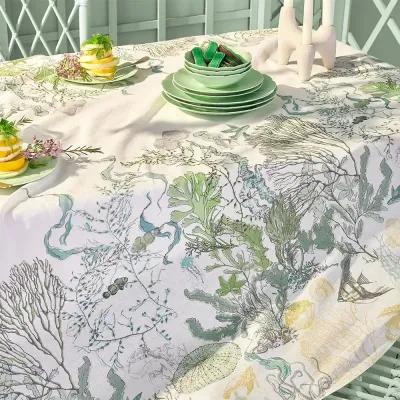 Balade Marine Verde Table Linens