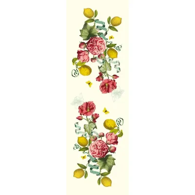 Citrons De Menton Romance Tablerunner 20"x106"