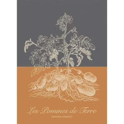 Pommes De Terre Ocre Kitchen Towel 22"x31"