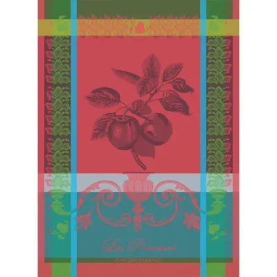 Les Pommes Rouge Vif Kitchen Towel 22"x31"
