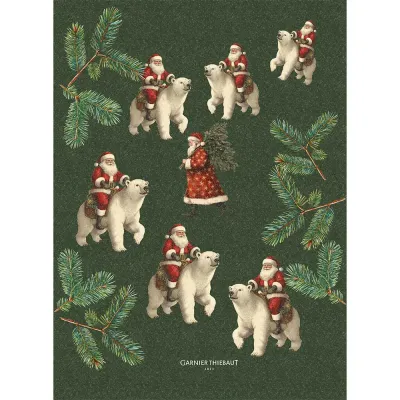 Ours De Noel Sapin Kitchen Towel 20"x28"
