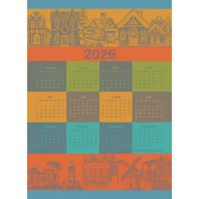 Calendrier 2026 Celebration Kitchen Towel 22"x31"