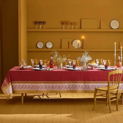 Alexandria Ruby Table Linens