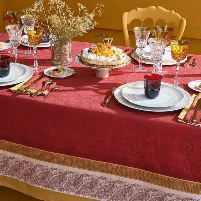 Alexandria Ruby Table Linens