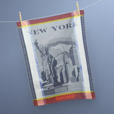 New York Ardoise Jacquard Kitchen Towel