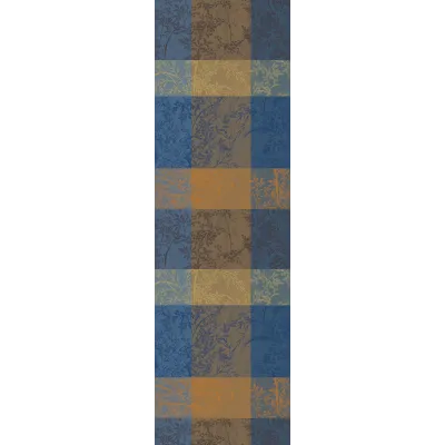 Mille Branchages Crepuscule 100% Cotton Jacquard Tablerunner 22"x71"