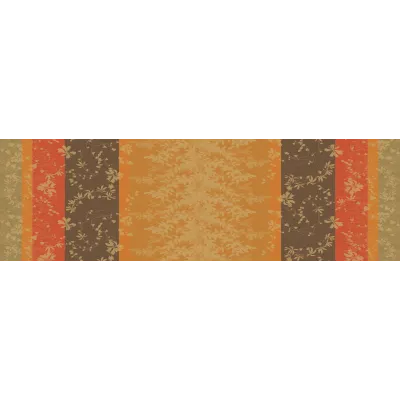 Mille Lierres Automne 100% Cotton Jacquard Tablerunner 22"x71"
