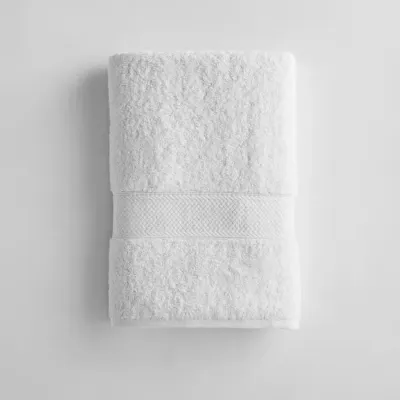 Zonda White Bath Towels