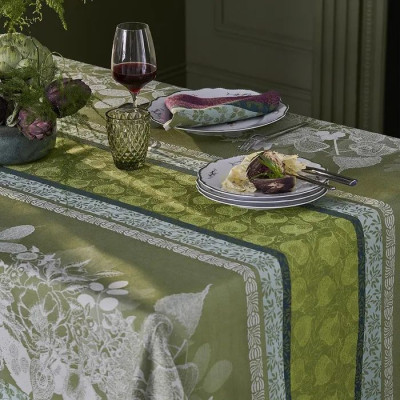 Mille Botanique Mousse Custom Tablecloth