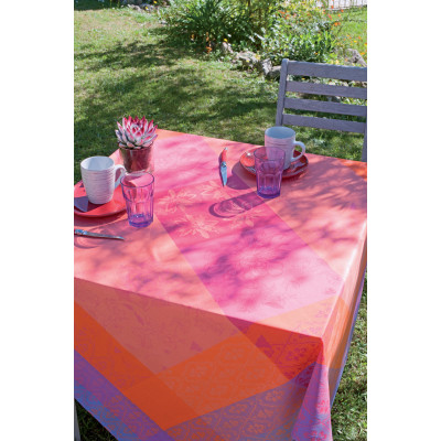 Mille Couleurs Soleil Coated Cotton Custom Tablecloth