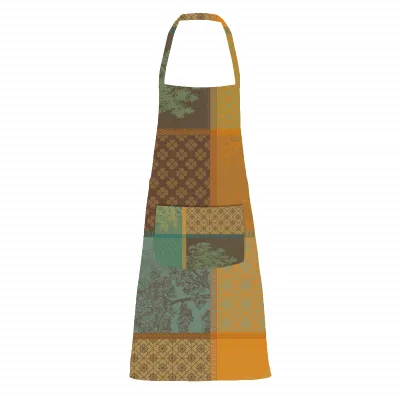 Mille Trees Foret Coated Cotton Jacquard Apron 30"x33"