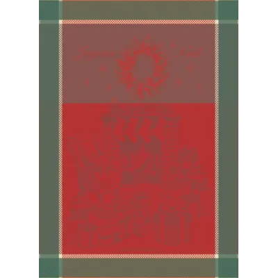 Les Cadeaux De Noel Houx 100% Cotton Jacquard Kitchen Towel 22"x31"