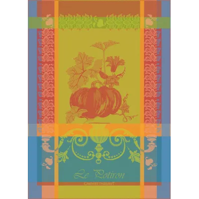 Le Potiron Epice 100% Cotton Jacquard Kitchen Towel 22"x31"