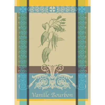 Vanille Bourbon Eden 100% Cotton Kitchen Towel 22" x 30"
