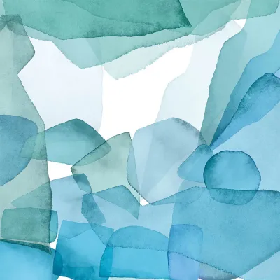 Aqua Mineral Table Linens