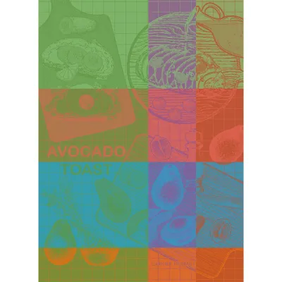 Avocado Toast Neon Kitchen Towel 22"x31"
