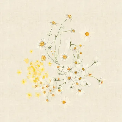 Daisy Chanvre Napkin 18"x18"