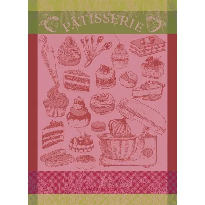 La Patisserie Rose Kitchen Towel 22"x31"