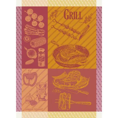 Le Grill Ketchup Kitchen Towel 22"x31"