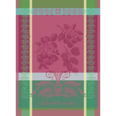 Les Fruits Rouges Framboise Kitchen Towel 22"x31"