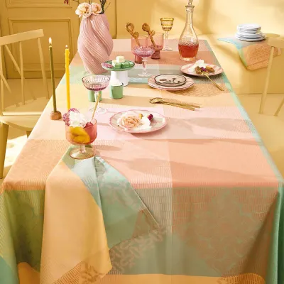 Mille Empreintes Pastel Table Linens