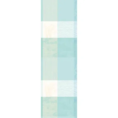 Mille Iris D'Eau Aqua Tablerunner 22"x71"