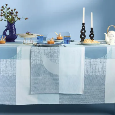 Mille Textures Bleu Tablerunner 22"x71"
