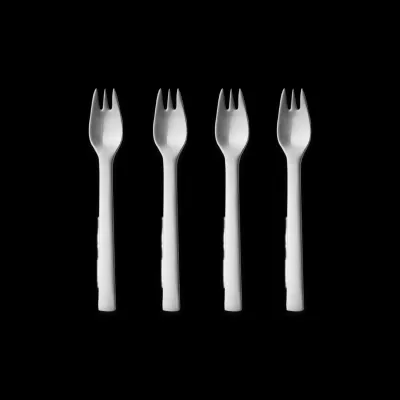 New York Matte Stainless Steel Cake Fork Giftbox 4 pcs