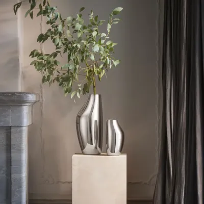 Sky Vase Stainless Steel Mirror H270 mm