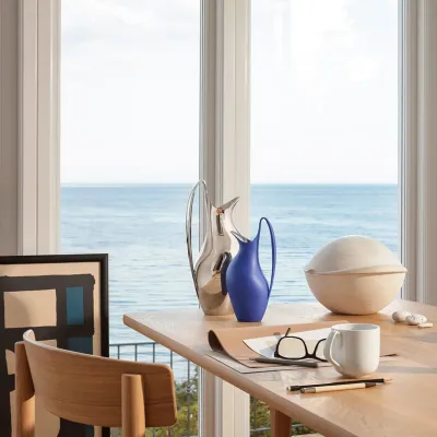 Henning Koppel Iconic Blue Stainless Steel Pitcher 0.75L